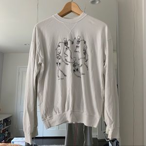BRANDY MELVILLE John Galt Skull Sweatshirt